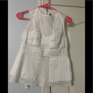 Derek Lam sleeveless textured blouse